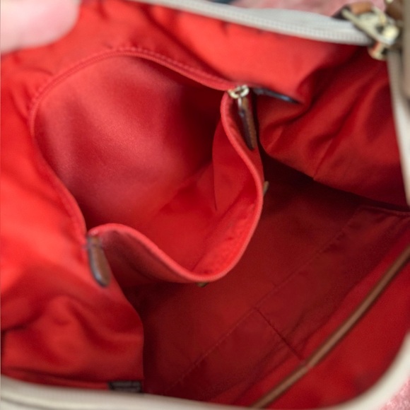 Coach Canvas Tan Leather Sawyer Crossbody - Picture 11 of 14